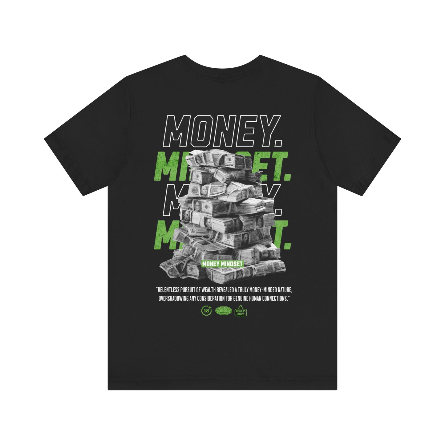 Paramoney #1 Unisex Graphic Money Tee - Bold Statement Shirt for Hustlers, Gift for Entrepreneurs, Streetwear, Stylish Casual Wear, Everyday Fashion