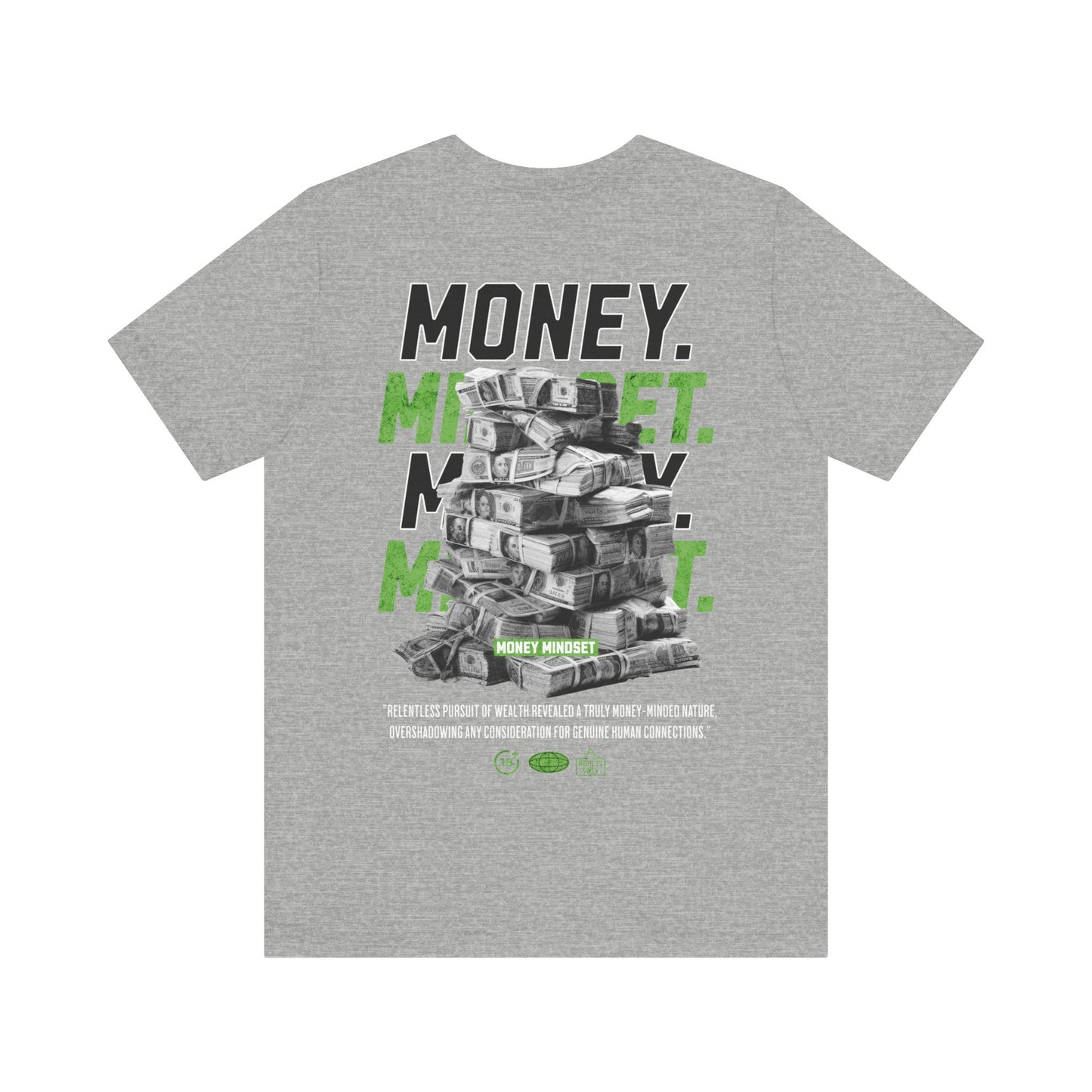 Paramoney #1 Unisex Graphic Money Tee - Bold Statement Shirt for Hustlers, Gift for Entrepreneurs, Streetwear, Stylish Casual Wear, Everyday Fashion