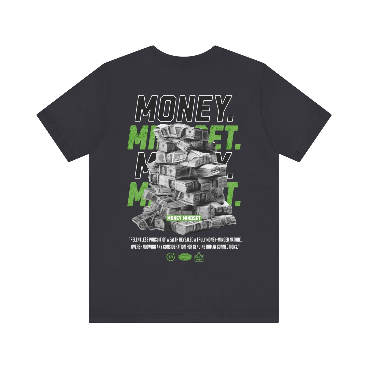 Paramoney #1 Unisex Graphic Money Tee - Bold Statement Shirt for Hustlers, Gift for Entrepreneurs, Streetwear, Stylish Casual Wear, Everyday Fashion