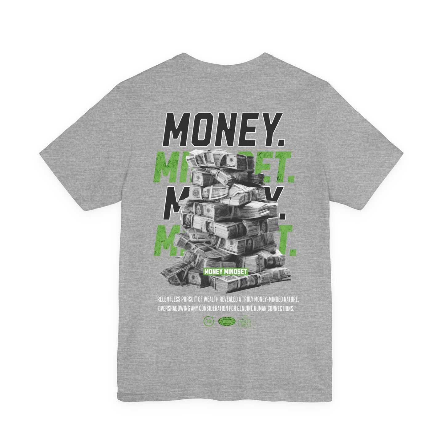 Paramoney #1 Unisex Graphic Money Tee - Bold Statement Shirt for Hustlers, Gift for Entrepreneurs, Streetwear, Stylish Casual Wear, Everyday Fashion