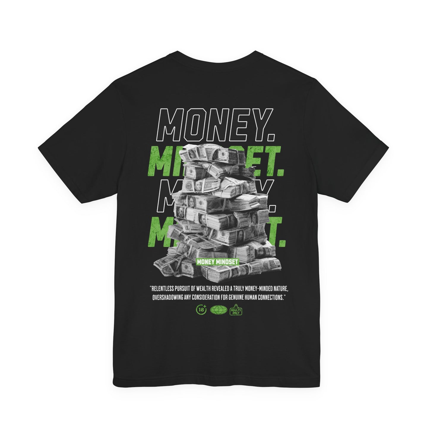 Paramoney #1 Unisex Graphic Money Tee - Bold Statement Shirt for Hustlers, Gift for Entrepreneurs, Streetwear, Stylish Casual Wear, Everyday Fashion