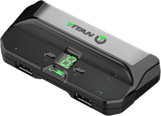 Titan Two Device Crossover Gaming Adapter and Converter for PS5(Remote Play) PS4 PS3 Xbox One 360 Nintendo Switch. Controller Emulator, Programmable Scripts, Macros, Mods, Remapping, Keyboard, Mouse.