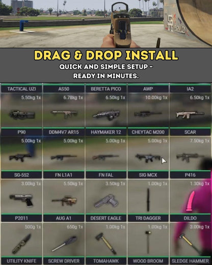 WEAPON PACK V3 FIVEM