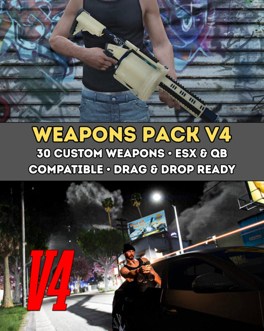 Weapon Pack V4 FIVEM