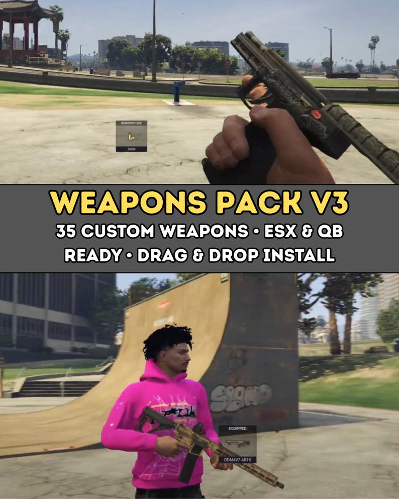 WEAPON PACK V3 FIVEM