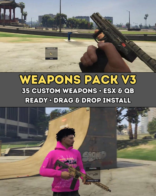 WEAPON PACK V3 FIVEM