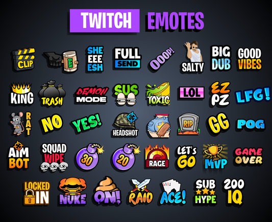 TWITCH PREMUIM EMOTE'S