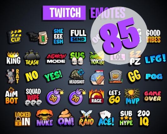 TWITCH PREMUIM EMOTE'S