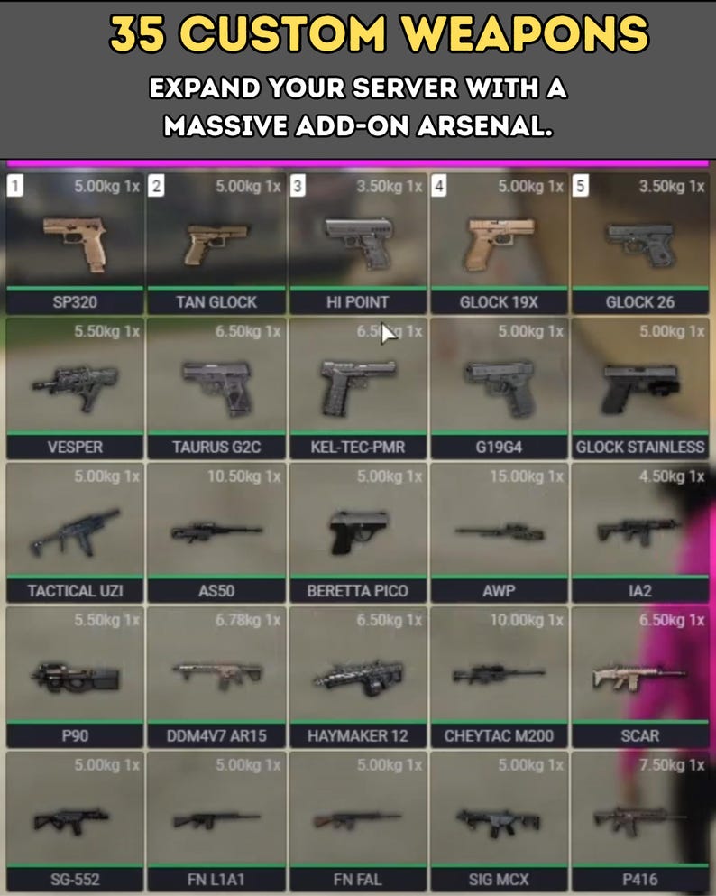 WEAPON PACK V3 FIVEM